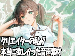 クリエイターの私が本当に欲しかった音声素材6(ふぁっちゅ) [d_230490]