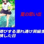 夏の思い出 水遊びする濡れ透け同級生に欲情した日(prizm) [d_231486]