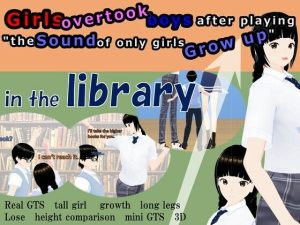 Girls overtook boys after playing ’the sound of only girls grow up’ in the library.(女子成長クラブ) [d_232177]