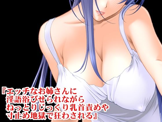 『エッチなお姉さんに淫語浴びせられながらねっとりじっくり乳首責めや寸止め地獄で狂わされる』(淫乱テディベア) [d_232373]