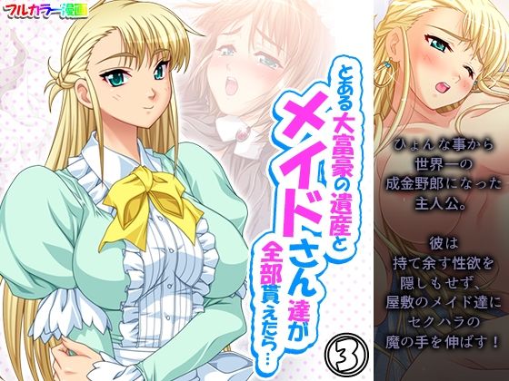 とある大富豪の遺産とメイドさん達が全部貰えたら… 3巻(アロマコミック) [d_234307]