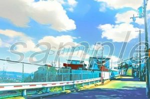 丘の上の町【背景素材_夕方差分＋空くり抜きセット】(Re；creating_world) [d_234588]