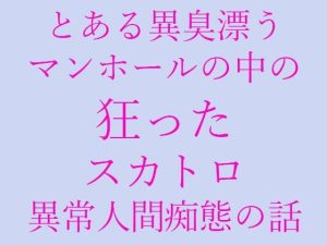 とある異臭漂うマンホールの中の狂ったスカトロ異常人間痴態の話(逢瀬のひび) [d_236503]