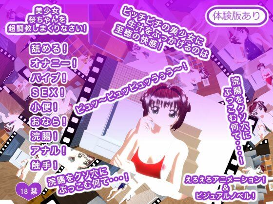 美少女桜ちゃんを超調教しまくりなさい！(生肉汁ゲーム) [d_243104]