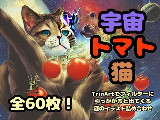 宇宙トマト猫 〜TrinArtでフィルターに引っかかると出てくる謎のイラスト詰め合わせ〜(晩餐ニート) [d_245266]