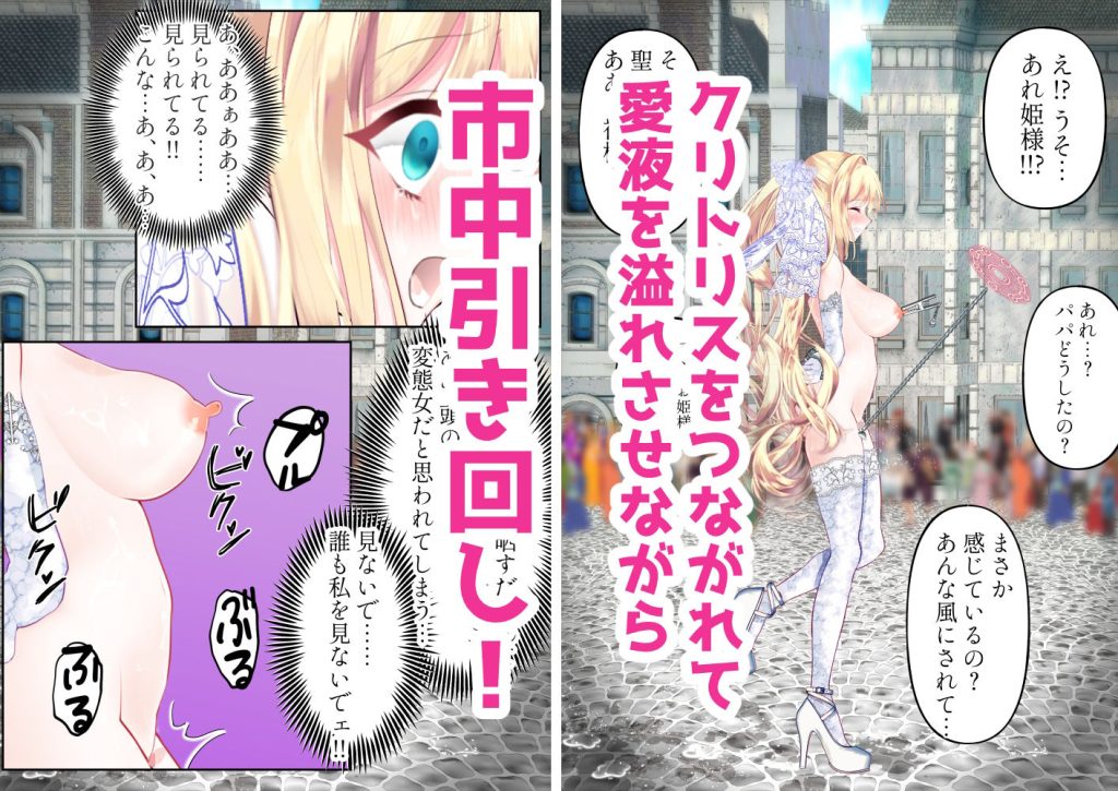 敗北のお姫様 〜国民の前でイきまくる！終わらない快楽地獄〜(シモ) [d_246138]