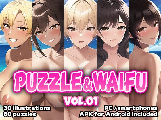 Puzzle ＆ Waifu VOL.01 ［English version］(くじら水産) [d_252221]