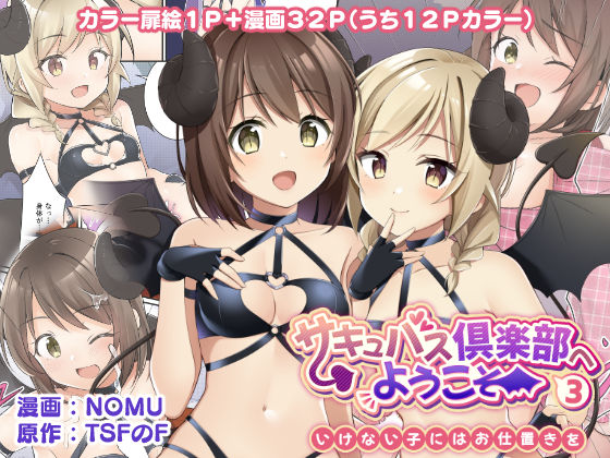 サキュバス倶楽部へようこそ3 いけない子にはお仕置きを(TSFのF) [d_252969]