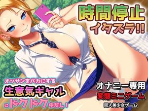 時間停止！生意気ヤンキーギャルにドクドク中だし！〜オナニー用ミニゲーム(同人美少女ゲーム) [d_253707]