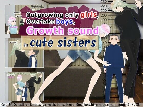 Outgrowing only girls， Overtake boys， Growth sound in cute sisters(女子成長クラブ) [d_258064]