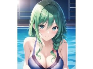 巨乳緑髪(あいと君と。) [d_247937]