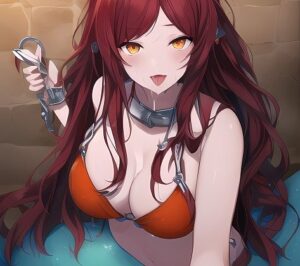 赤髪手錠人魚画像(あいと君と。) [d_247939]