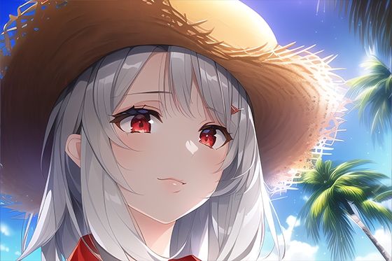 しゃち 全年齢向け / vol.1 真夏のビーチで （50枚）(AngelAkiha) [d_248213]