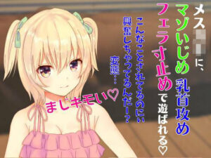 メス○キにマゾいじめ乳首攻めフェラ寸止めで遊ばれる？最後はカウントダウンフェラでフィニッシュ☆(どきどきぼいす) [d_262275]