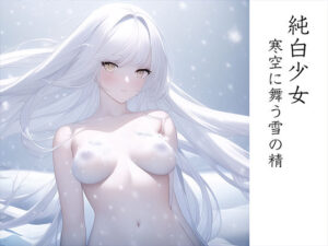 純白少女 寒空に舞う雪の精(晩餐ニート) [d_248813]