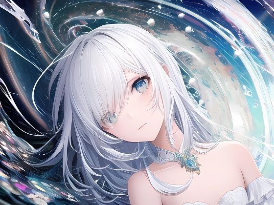 白髪少女(あいと君と。) [d_249598]