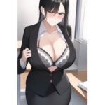 怒ったOLさん(tears) [d_253731]