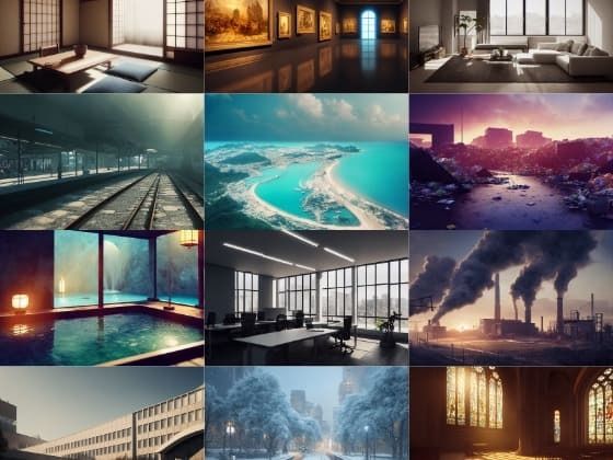 【現代系リアル調】著作権フリーの高解像度背景（画像100枚）(Game Material Store) [d_259075]