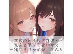 【百合】学校のトイレで友達と乳首とアソコ合わせて一緒にイけるか試してみた(たらこクラブ) [d_264567]
