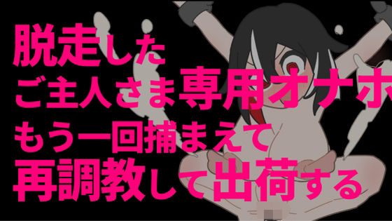 脱走したご主人さま専用オナホをもう一回捕まえて再調教して出荷する(800。屋) [d_265305]