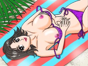 奥様…ビーチで。(のむっち) [d_265622]