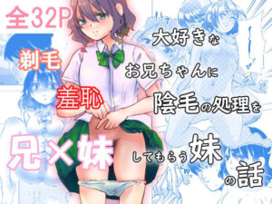 大好きなお兄ちゃんに陰毛の処理をしてもらう妹(ロックヴィレッジ) [d_265717]