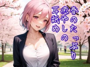 【超耳舐め特化】春のたっぷり癒やしの耳舐め【安眠ASMR】(ありみえASMRワールド) [d_267030]