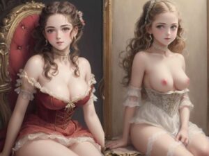 ビクトリアン美少女絵画(クックオナ) [d_270526]