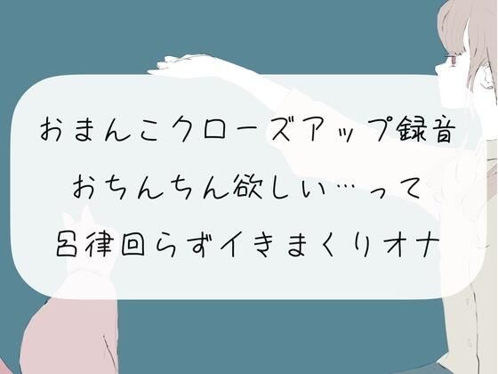 【実演オナニー】おまんこクローズアップ録音。おちんちん欲しい…って呂律回らずイきまくりオナ(みこるーむ) [d_270785]