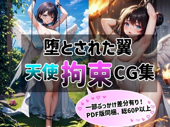 堕とされた翼（天使拘束イラスト集）(海玉) [d_264529]
