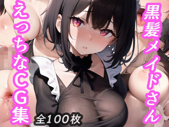 黒髪メイドさん えっちなCG集(ひびね屋) [d_268228]