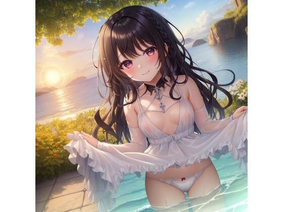 水面の女性 CG集(かわいいは一番) [d_269317]