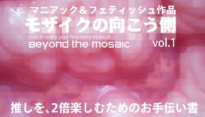 モザイクの向こう側 Beyond the mosaic 推しを、2倍楽しむためのお手伝い書(フェティッシュ堂) [d_273504]