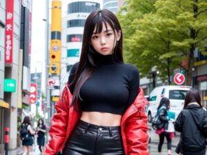 雨恋美女 104枚 AI美人写真集］(AI世界出版社) [d_271860]