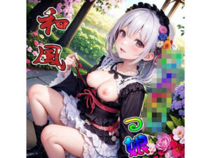 【AI作品】和風ゴスロリっ娘(緑のおっさん) [d_278431]