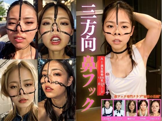 三方向鼻フックAI美女(部部部) [d_279553]