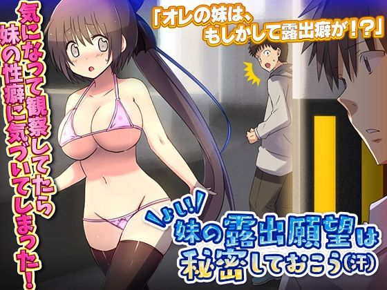よし！妹の露出願望は秘密しておこう（汗）(REP！) [d_279754]