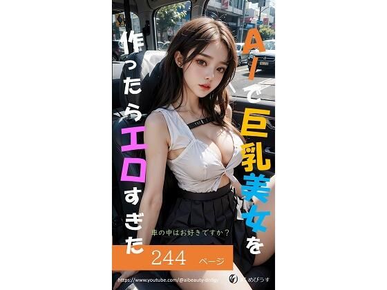 AIで巨乳美女を作ったらエロすぎた（車の中はお好きですか？）(AI Beauty) [d_280013]