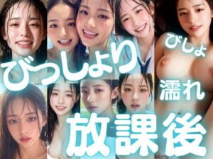 びっしょりビショビショびしょ濡れ美少女 放課後編(ChickenToPotato) [d_281038]