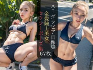 【67枚】AIグラビア画像集 運動金髪美女セクシーポーズ集(AI出版の狸堂) [d_281259]