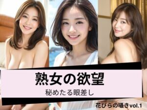 熟女の欲望ー秘めた眼差しー(花びらの囁き) [d_281701]