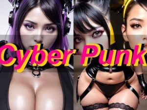 【着衣】サイバーパンクの女達(ダロエロロ) [d_281890]