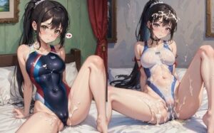 ぶっかけ挑発M字開脚 Vol.2 競泳水着編 （301枚）(RB26_M字開脚専門) [d_282004]