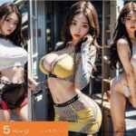 AIで巨乳美女を作ったらエロすぎた（レースクイーンはお好きですか？）(AI Beauty) [d_282783]