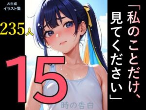AI生成イラスト集「15時の告白『わたしのことだけ、見てください』（画像は商用利用可！）」(kojirom画像生成所) [d_283495]