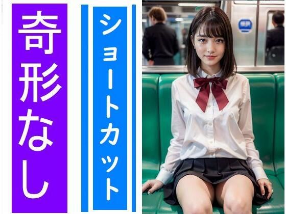 電車の向かい席4〜ショートカット〜(★マイナーフェチ★の殿堂) [d_284424]