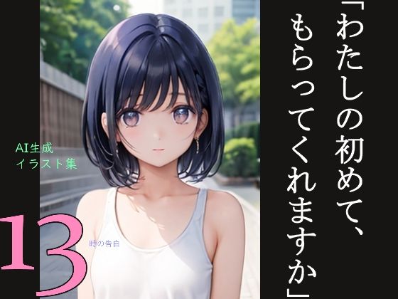 「AI生成イラスト集『13時の告白:わたしの初めて、もらってくれますか？』（画像は商用利用可能！）」(kojirom画像生成所) [d_284107]