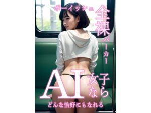 AI女子ならどんな格好にもなれる ボーイッシュ全裸パーカー(kz) [d_284770]