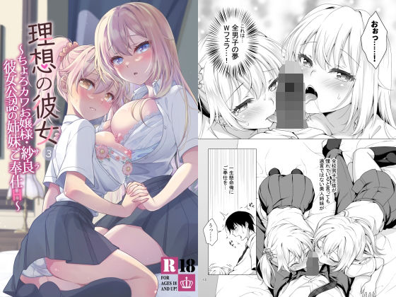 理想の彼女3 〜ちょろカワお嬢様・紗良 彼女公認の姉妹ご奉仕H〜(まりも屋) [d_286449]