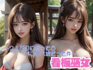 看板巫女が2人きりになったらドスケベ娘だった件(AI美女らぼ) [d_286733]